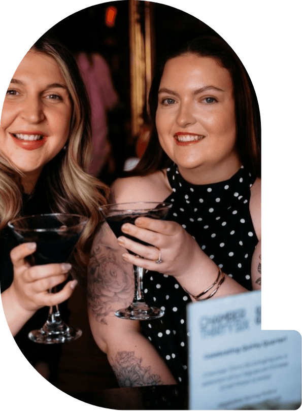 2 ladies enjoying drinks at Quirky Quarter (1)